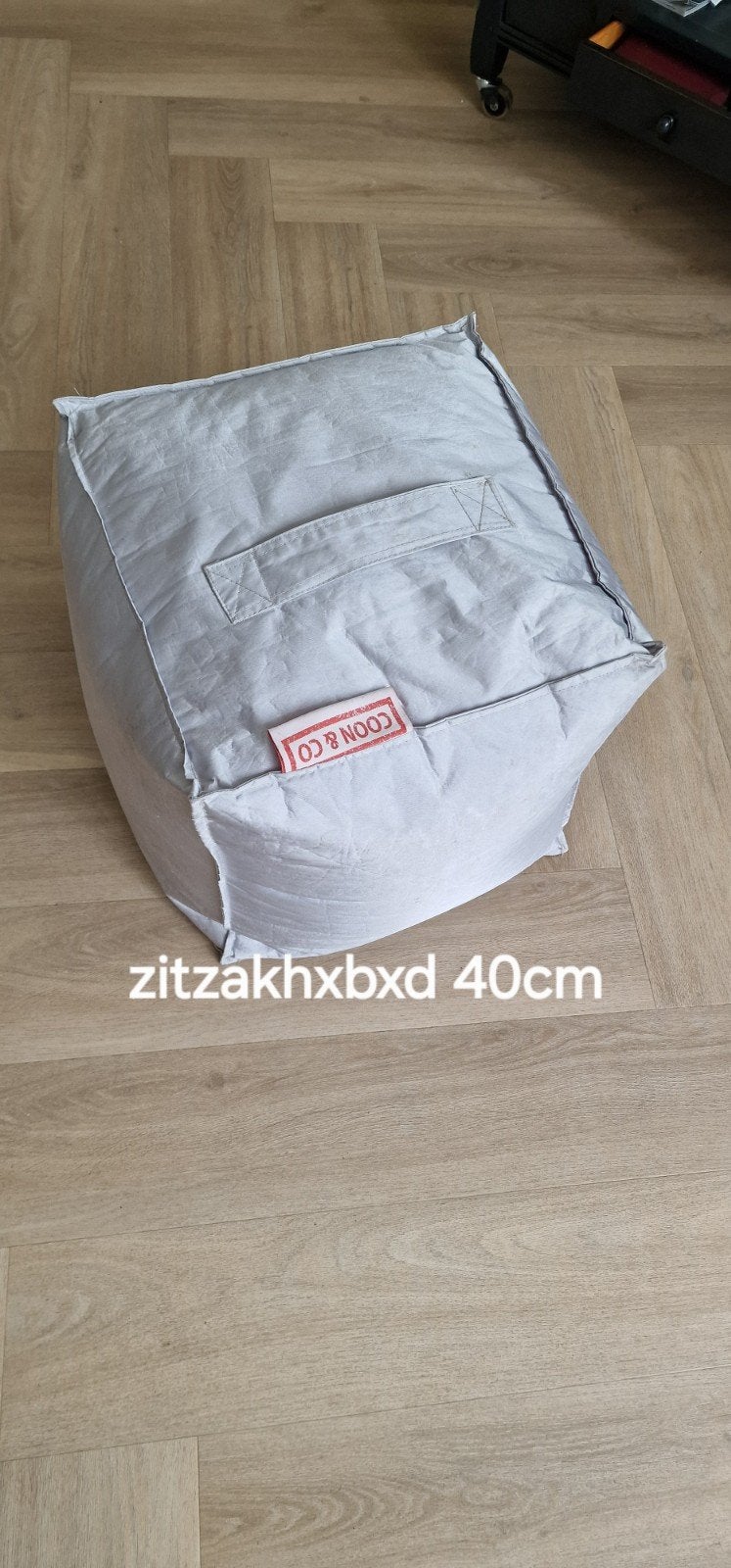 Zitzak Coon & Co grijs 40cm, Ophalen of Verzenden, Grijs