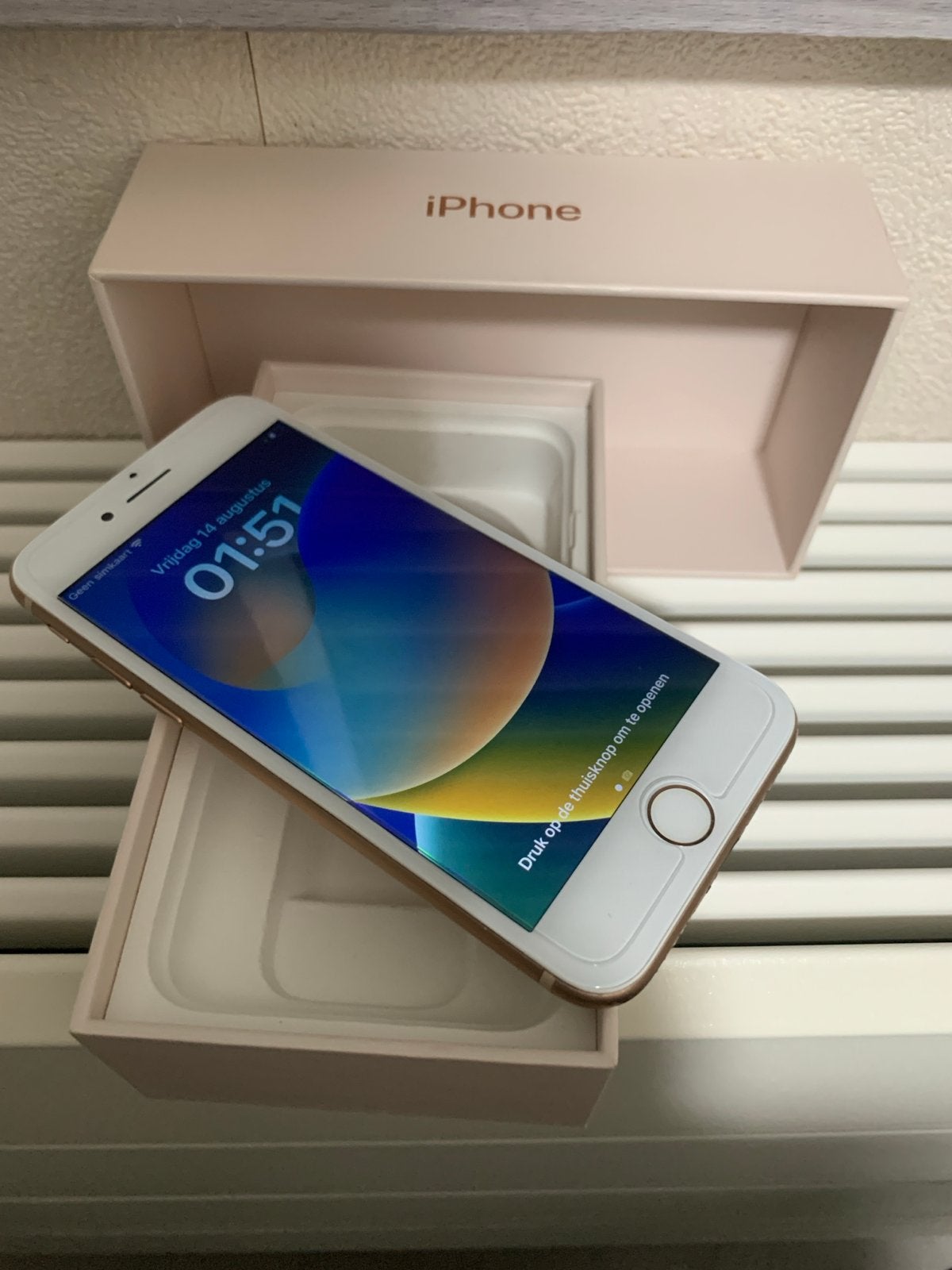 iPhone 8 Goud 64GB - Gebarsten achterkant, Gebruikt, Ophalen of Verzenden, 64 GB, IPhone 8