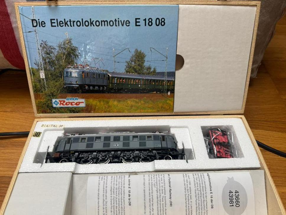 Roco 43660 BR E18 08 Museum editie H0=, Ophalen of Verzenden, Zo goed als nieuw, Roco, Gelijkstroom