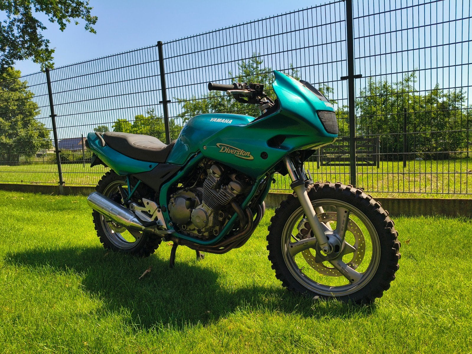 Yamaha Diversion wegracer voor Zwarte Cross of Boerenrock., Ophalen