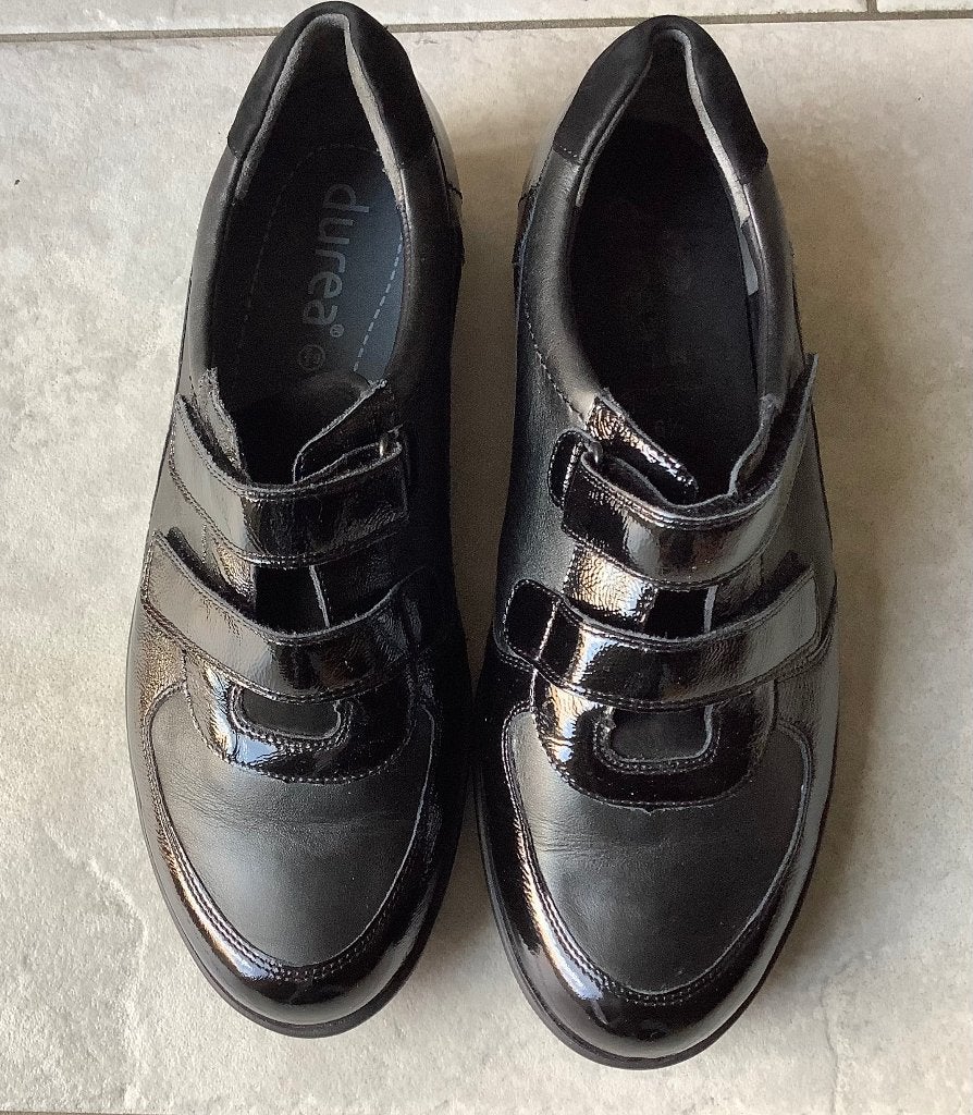 Durea schoenen wijdte K, Durea, Zwart, Ophalen of Verzenden, Sneakers of Gympen