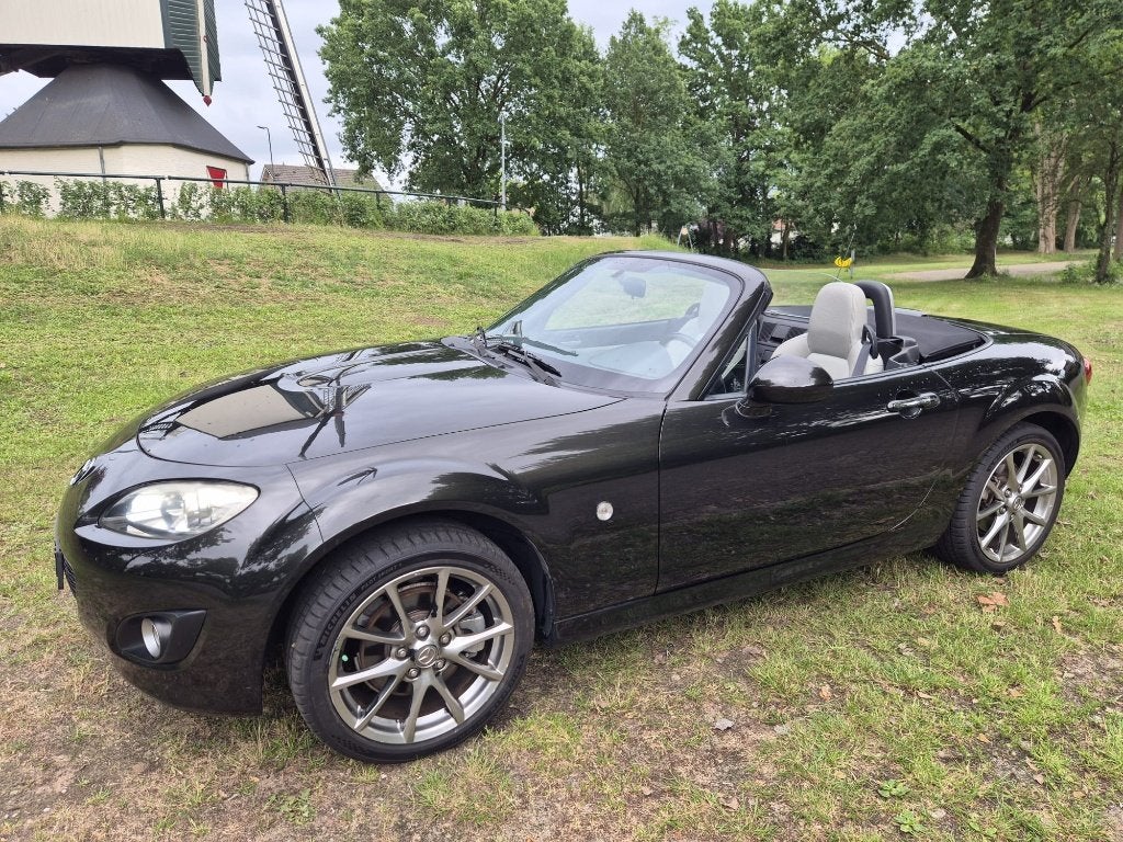 Mazda MX-5 1.8 2011 Zwart, Auto's, Mazda, Particulier, MX-5, ABS, Airbags, Airconditioning, Automatische klimaatregeling, Bluetooth