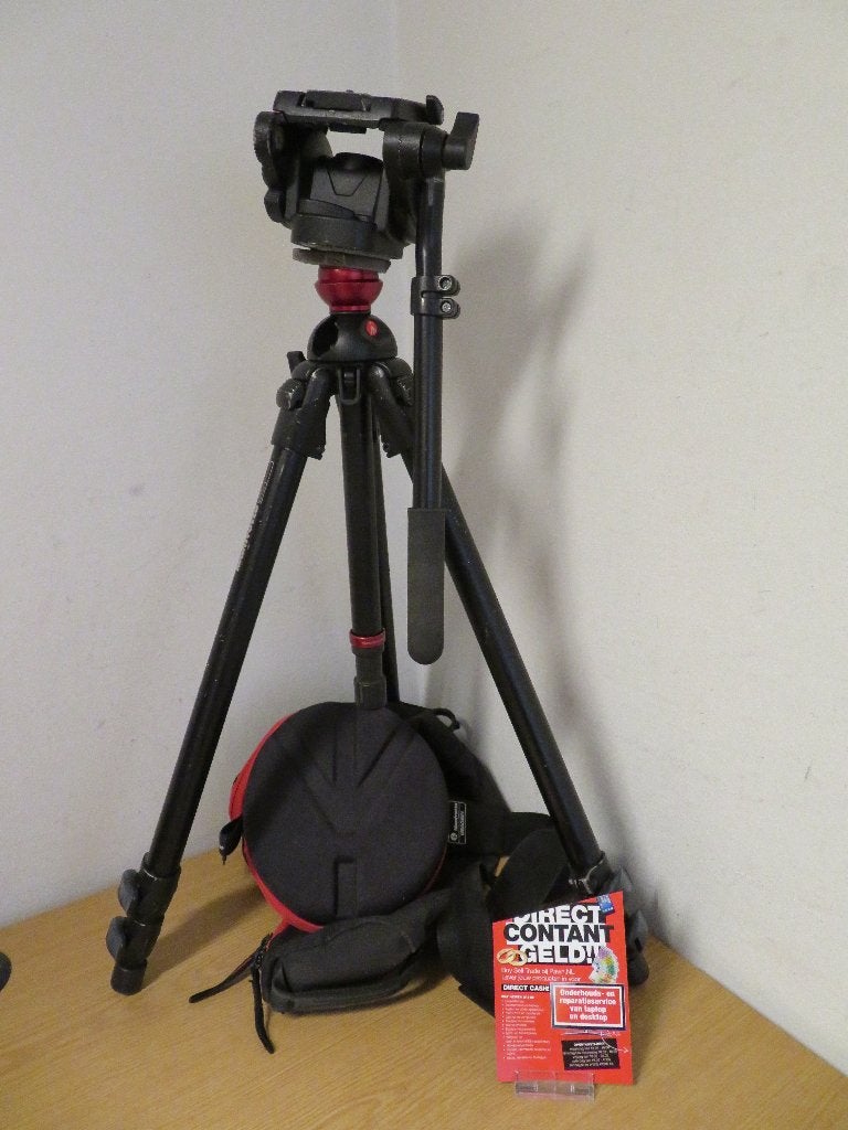 Manfrotto 501HDV, Pro Video Head | Pawn Eindhoven, Ophalen, Gebruikt, Driepoot, Manfrotto