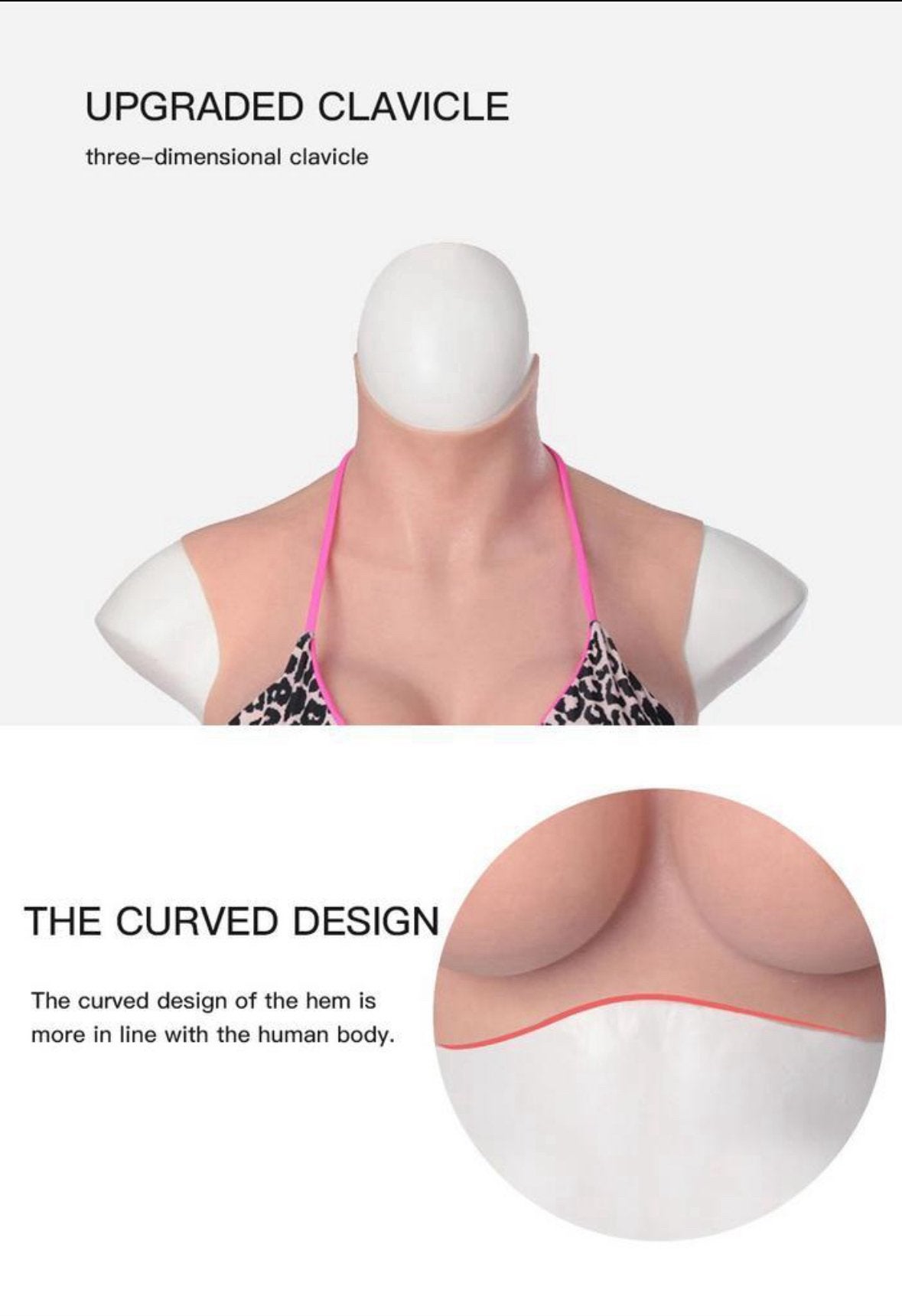 Siliconen borsten Breastplate Cosplay Travestie Diverse cups, Hobby en Vrije tijd, Yarspa, Info@yarspa.nl, Nieuw, Ophalen of Verzenden