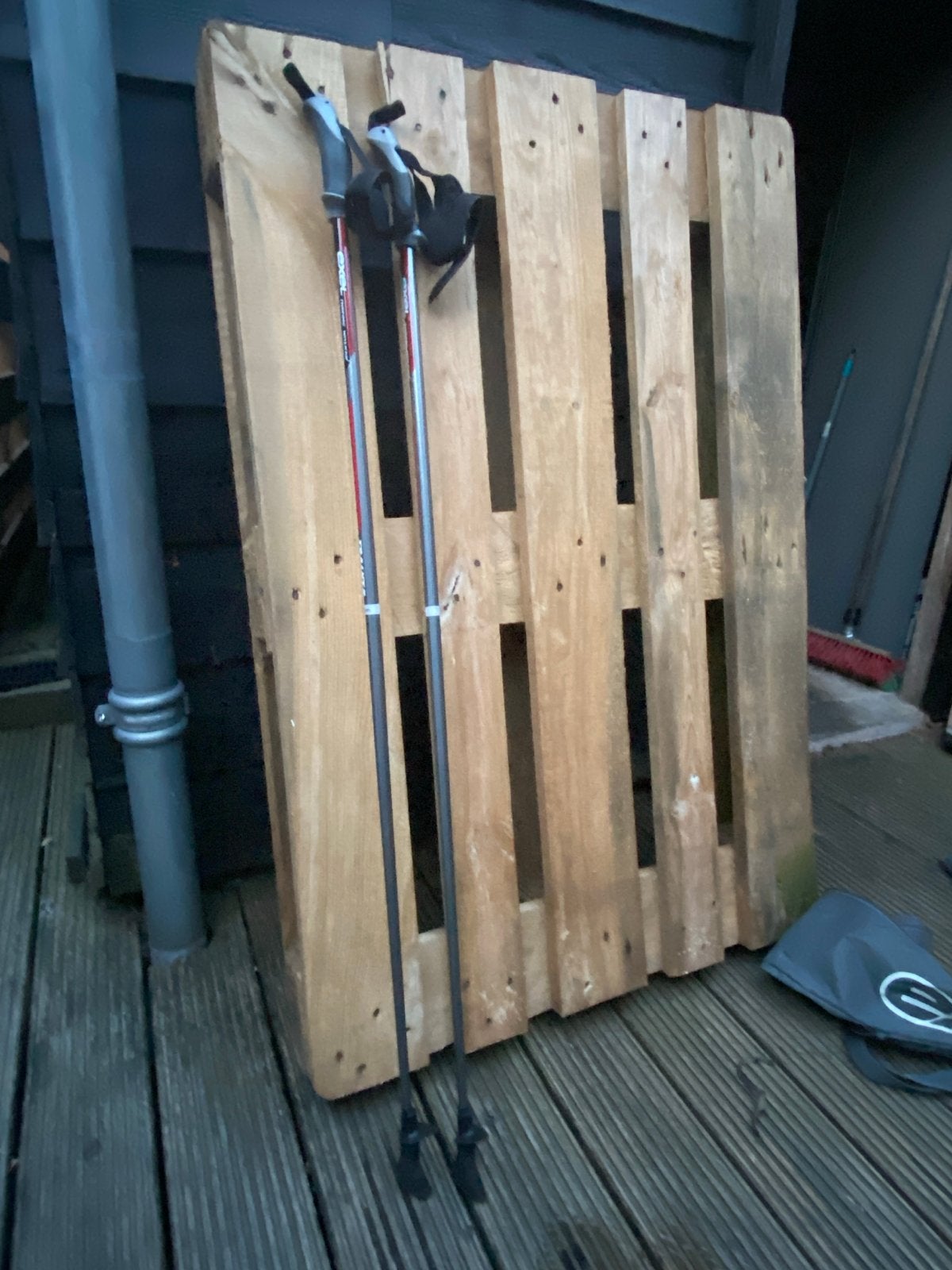 Nordic Walking Stokken 115 cm Exel - Uitstekende Staat, Ophalen of Verzenden, Zo goed als nieuw, Wandelstok