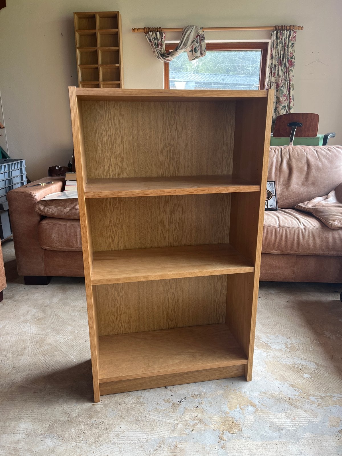 Houten kast met 3 planken - 106x60x28 cm, Ophalen, Met plank(en), Gebruikt, 100 tot 150 cm