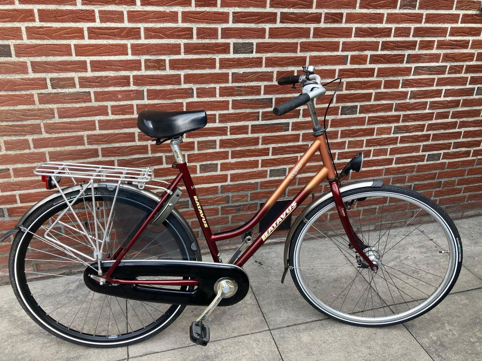 Batavus  damesfiets ( met terugtraprem), Ophalen, Velgrem, Batavus, 50 tot 53 cm
