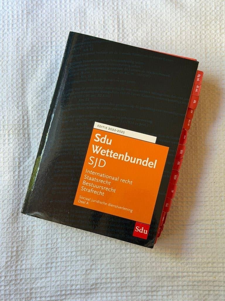 SDU Wettenbundel SJD (Deel A), Verzenden, Beta, Gelezen, HBO