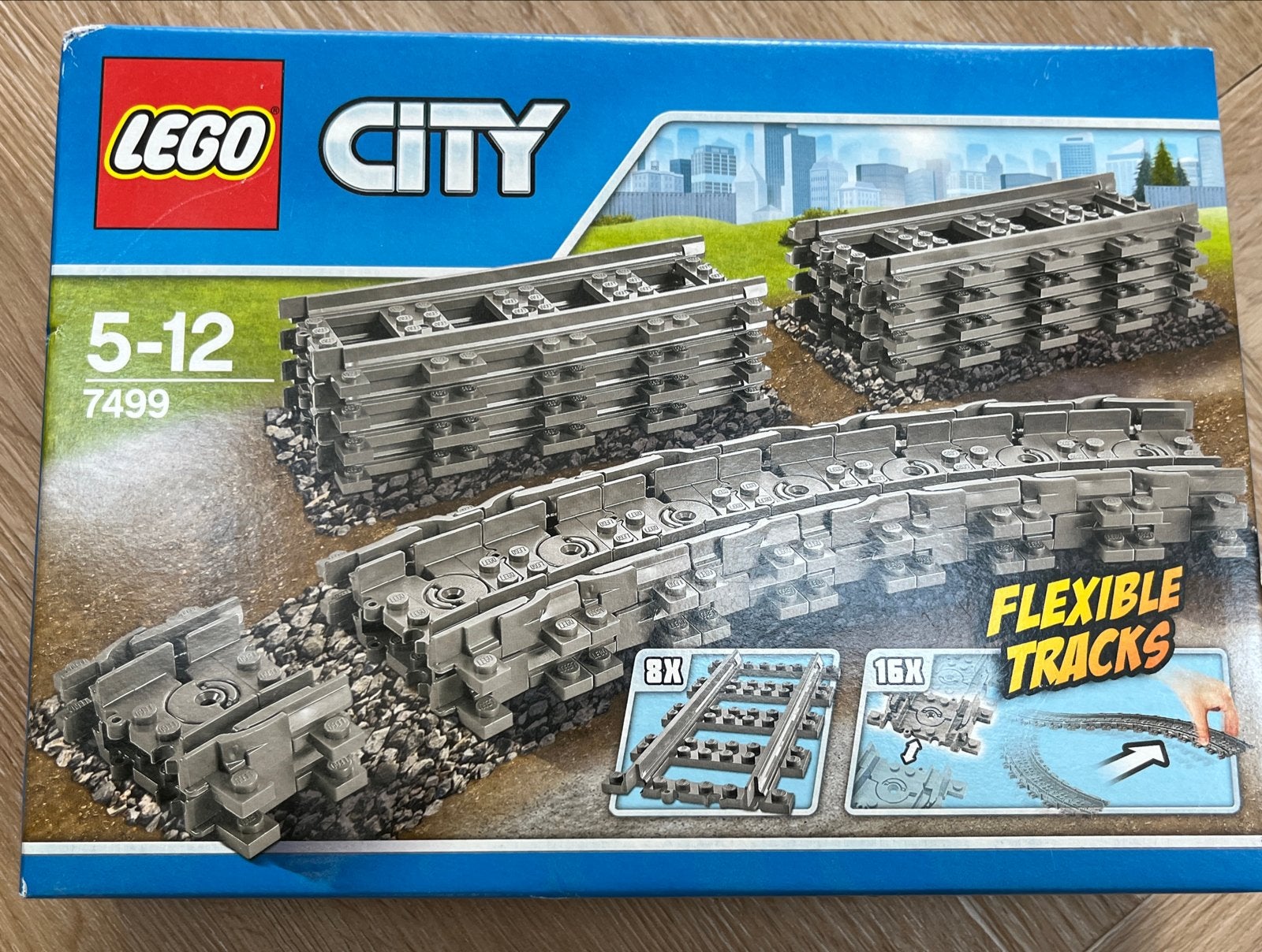 Lego City 7499 - Flexibele Rails - Complete Set, Kinderen en Baby's, Speelgoed | Duplo en Lego, City, Lego, Ophalen of Verzenden