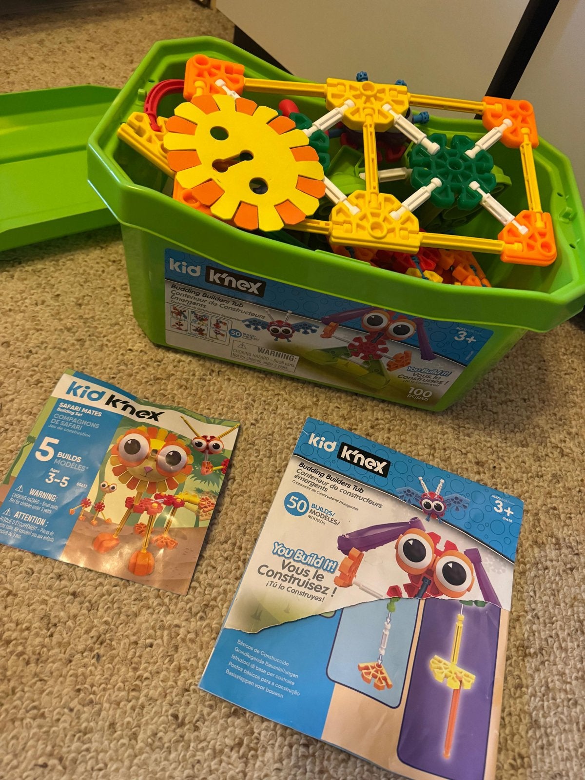 Kid K'nex Bouwset - Budding Builders Tub, Ophalen, Gebruikt, K'nex