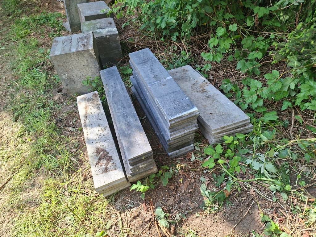 Retpartij bandje nieuw, Tuin en Terras, Tegels en Klinkers, Gebruikt, Ophalen of Verzenden, 10 m² of meer, Beton