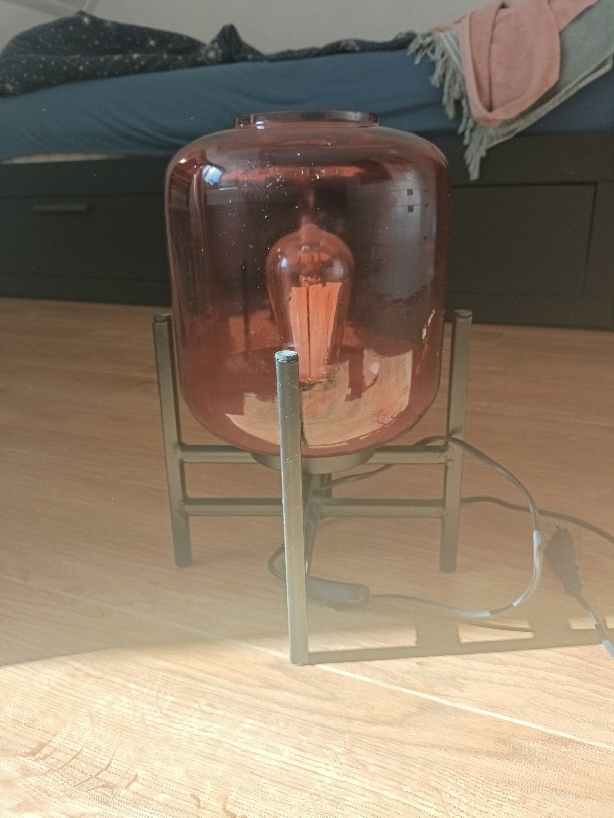 basic label lamp, Roze, Ophalen, Glas