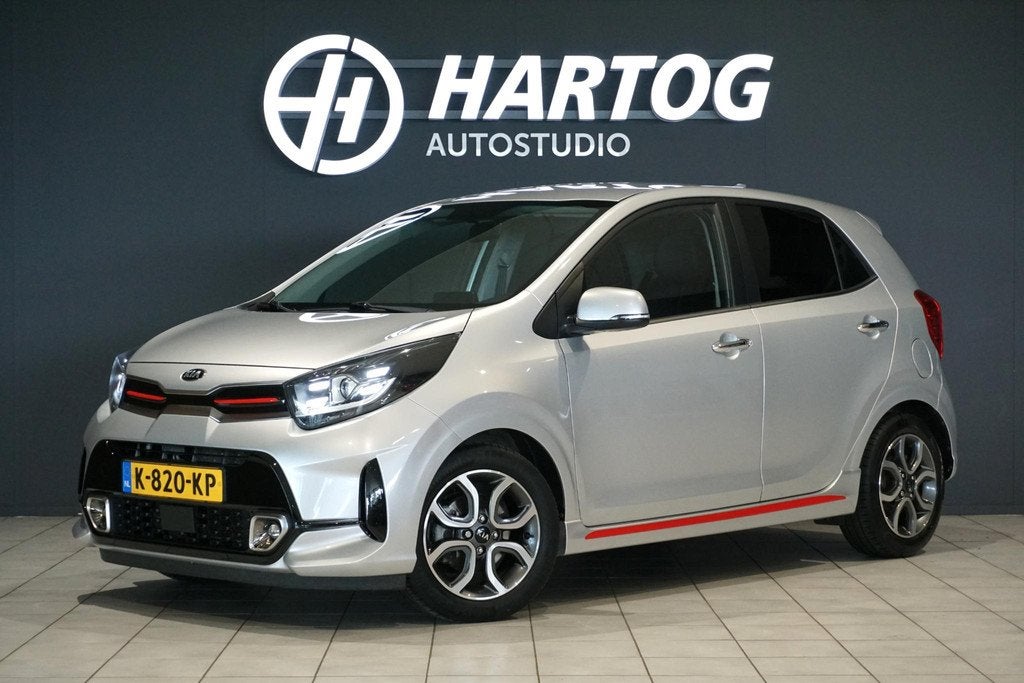 Kia Picanto 1.0 DPi GT-Line *dealer onderhouden* + CAMERA /, Auto's, Kia, Voorwielaandrijving, Automatische klimaatregeling, Gebruikt