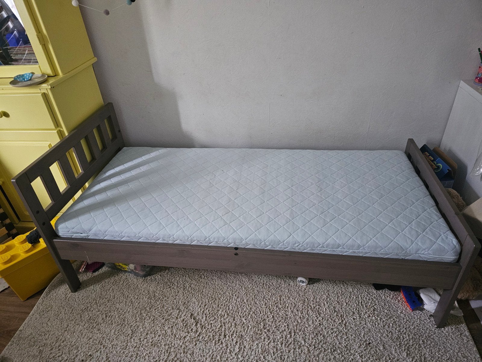 Ikea Mygga kinderbed met lattenbodem en matras (160x70), Ophalen