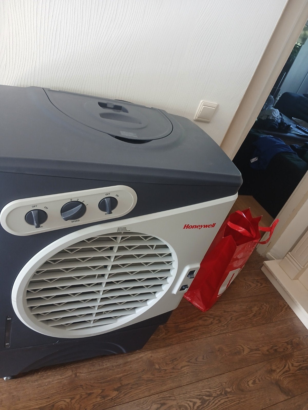 Honeywell Luchtkoeler/Air Cooler - Mobiele Airco, Ophalen, Gebruikt, Minder dan 60 m³, 3 snelheden of meer