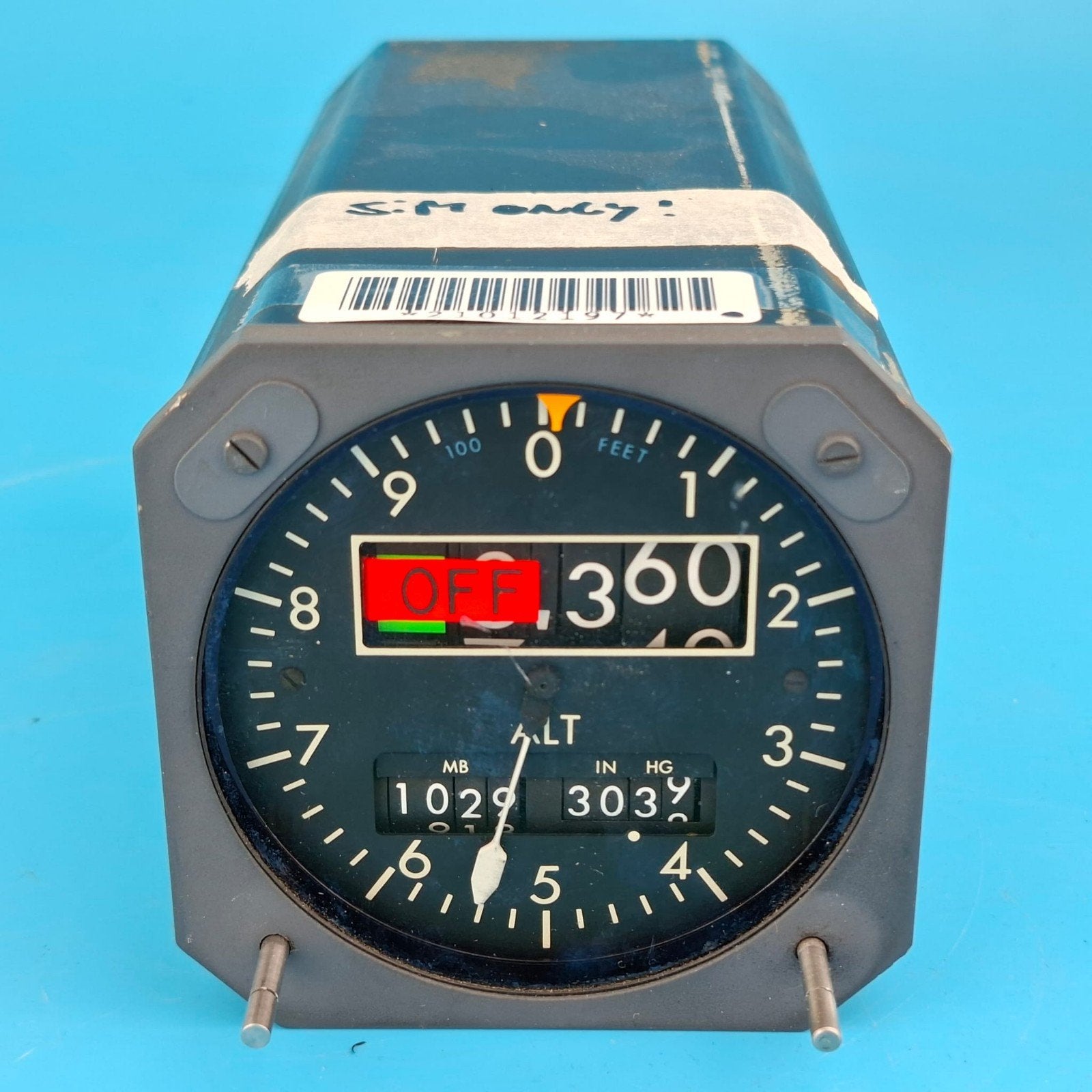 Boeing vliegtuig cockpit altimeter/hoogtemeter, Verzamelen, Ophalen of Verzenden, Gebruikt, Overige typen