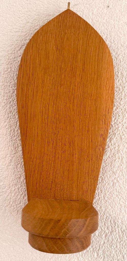 Eiken houten sokkel voor beeldje of kruisje 30cm, Ophalen of Verzenden, Nieuw