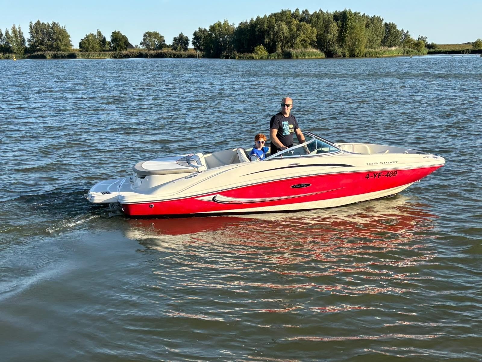 Sea Ray 185 Sport 2008 4.3 v6 - Perfect voor watersport!, Watersport en Boten, Speedboten, Ophalen, Sea Ray