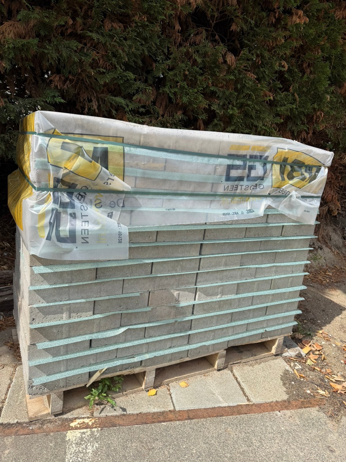 Nieuwe volle pallet MBI Vialetta Bruno 30x20x6 – 10m², Ophalen, Zo goed als nieuw, Bakstenen