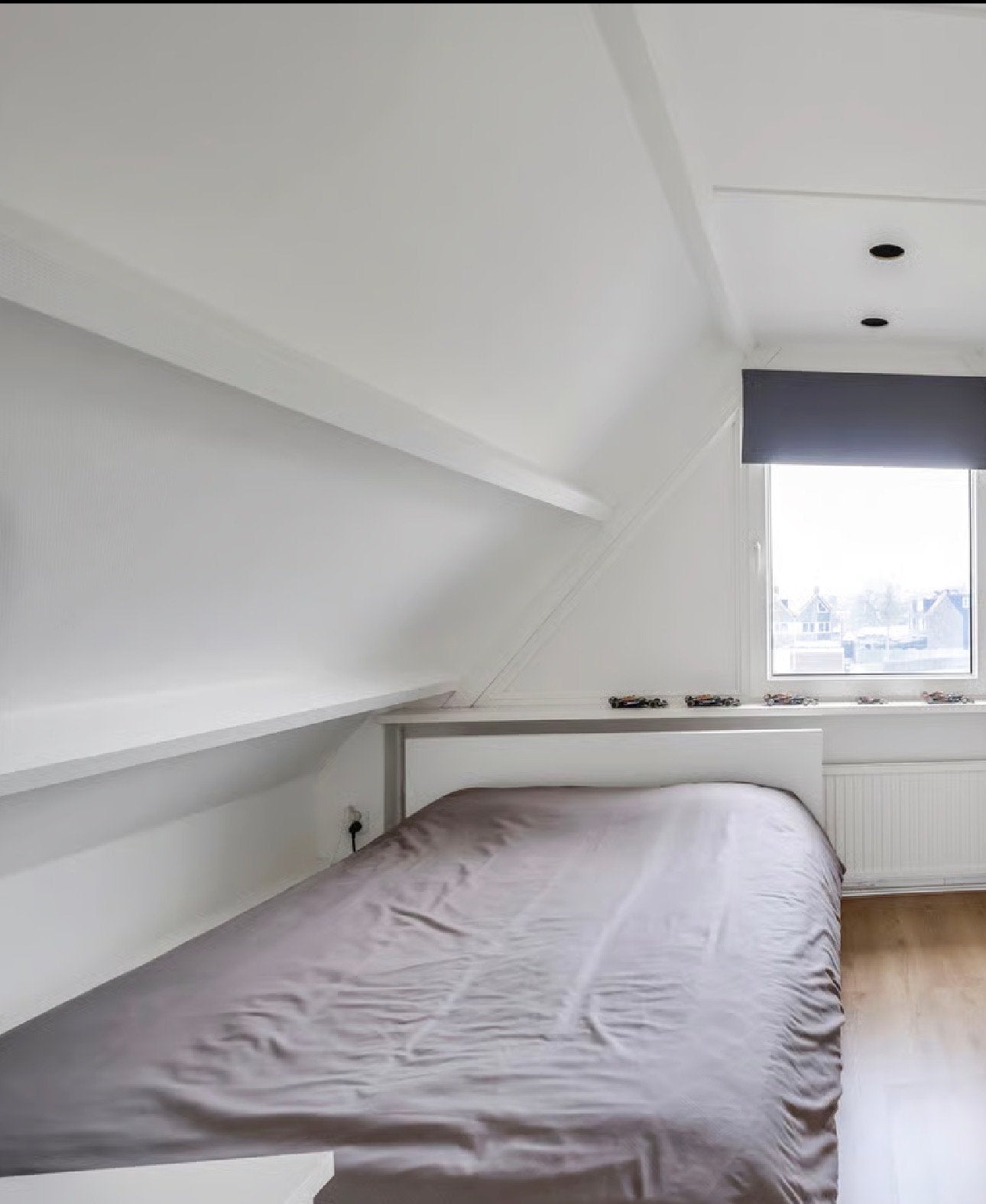 IKEA Comfortabel tweepersoonsbed 140 cm breed, Huis en Inrichting, Ophalen, Gebruikt, Wit, Tweepersoons