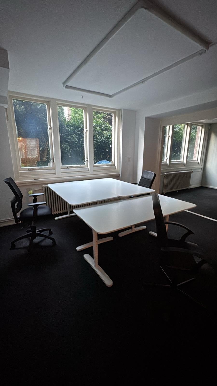 2x IKEA Bureau wit 160x80, Ophalen, Gebruikt, Spaanplaat of MDF, IKEA