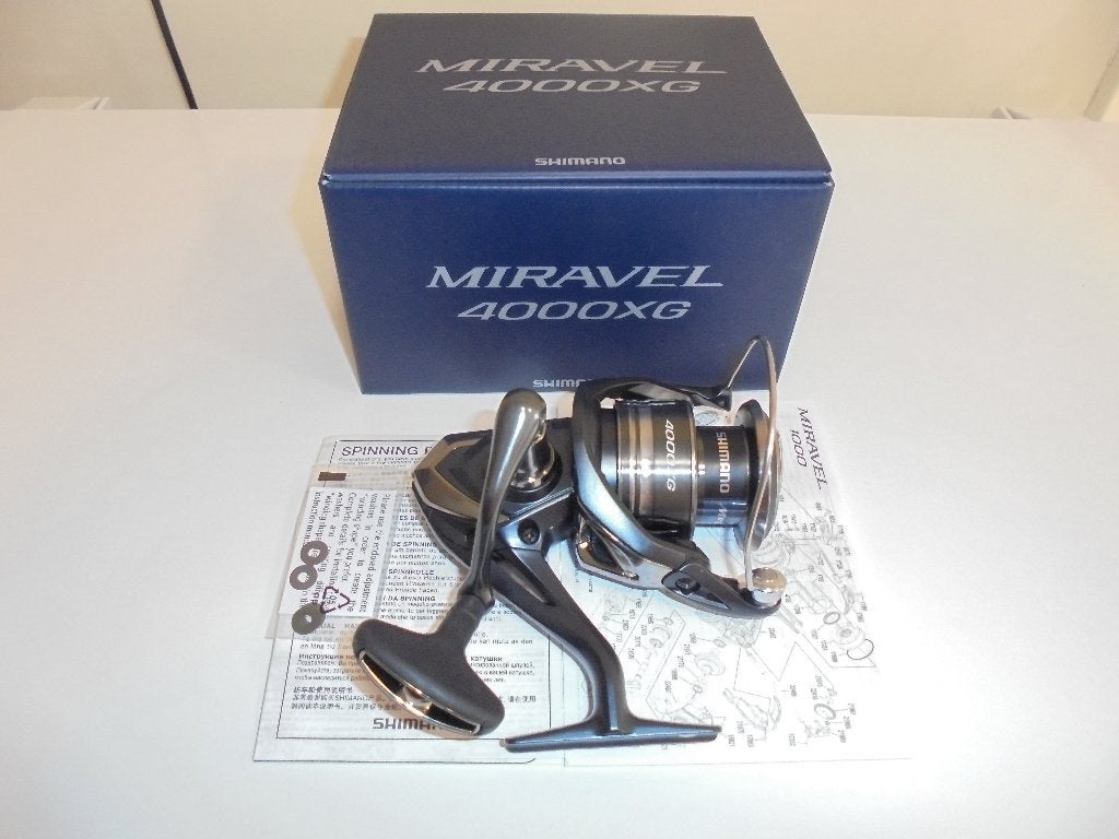 Nieuwe Shimano Miravel 4000XG Molen Zeebaars Spinning., Watersport en Boten, Ophalen of Verzenden, Nieuw, Molen