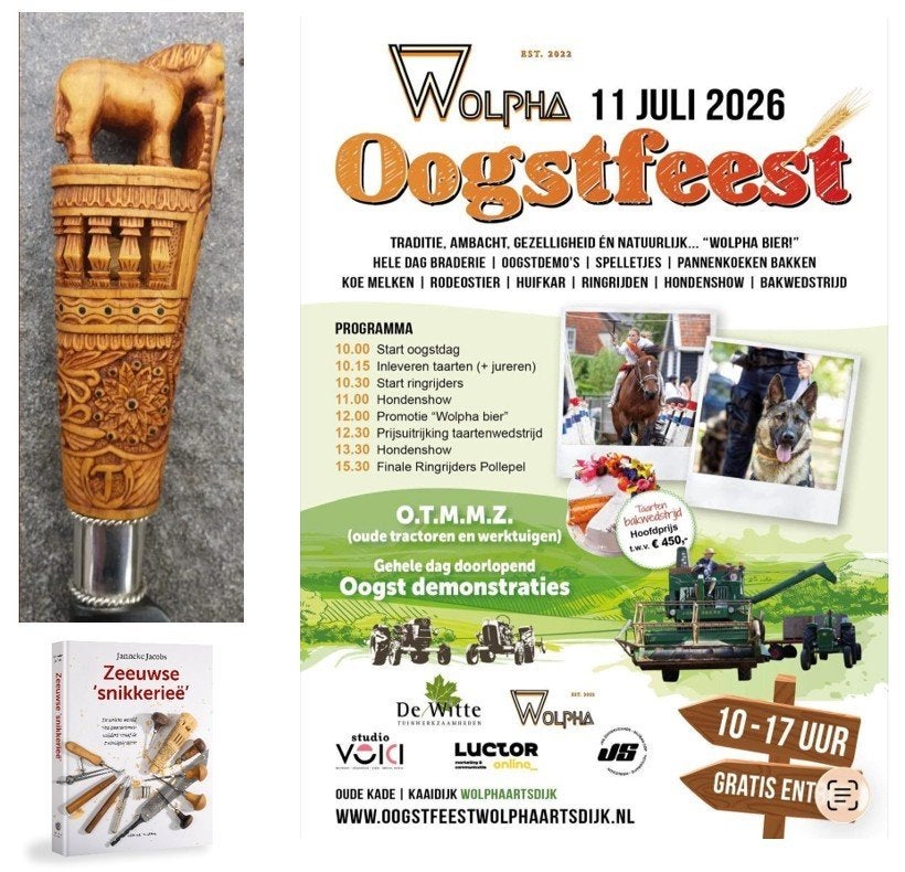 ZEEUWS PAARDENMES - ZAT 11 JULI - OOGSTFEEST WOLPHAARTSDIJK, Verzamelen, Ophalen, Zo goed als nieuw