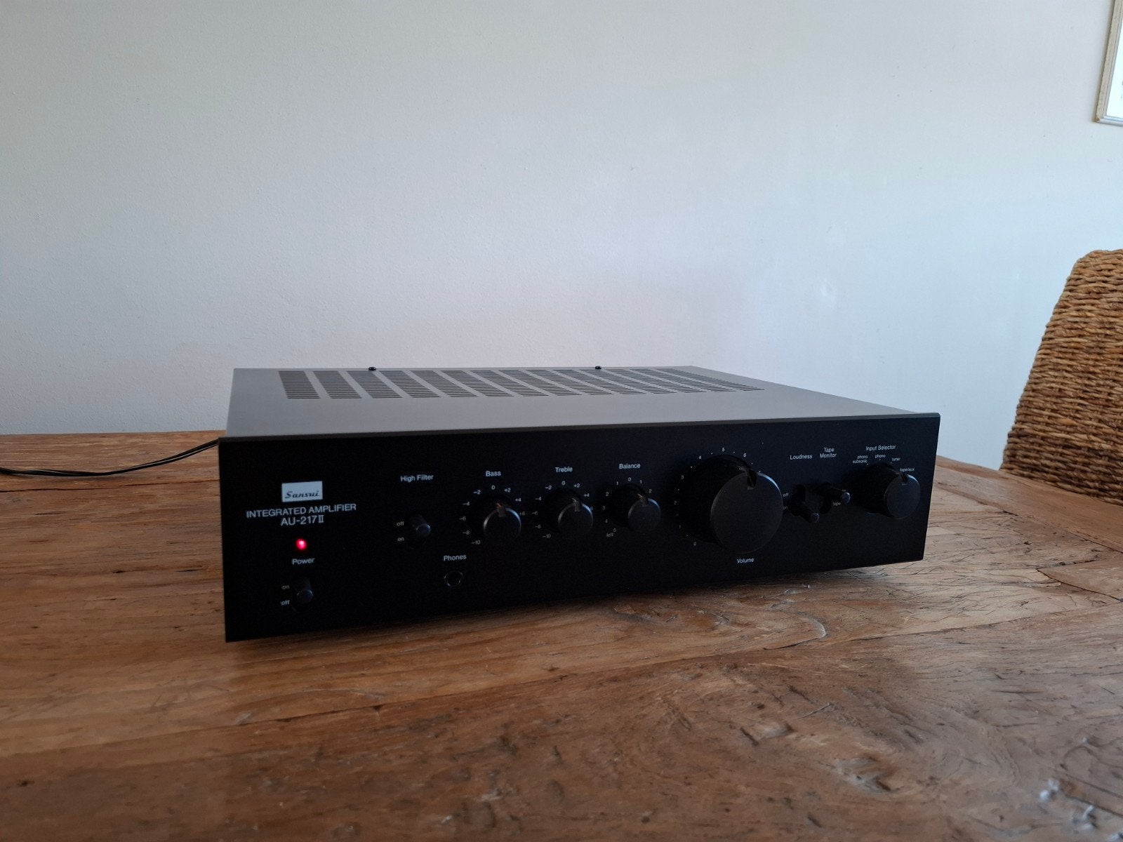 Sansui AU-217 II, Audio, Tv en Foto, Versterkers en Receivers, Overige merken, Ophalen of Verzenden, Zo goed als nieuw, Minder dan 60 watt