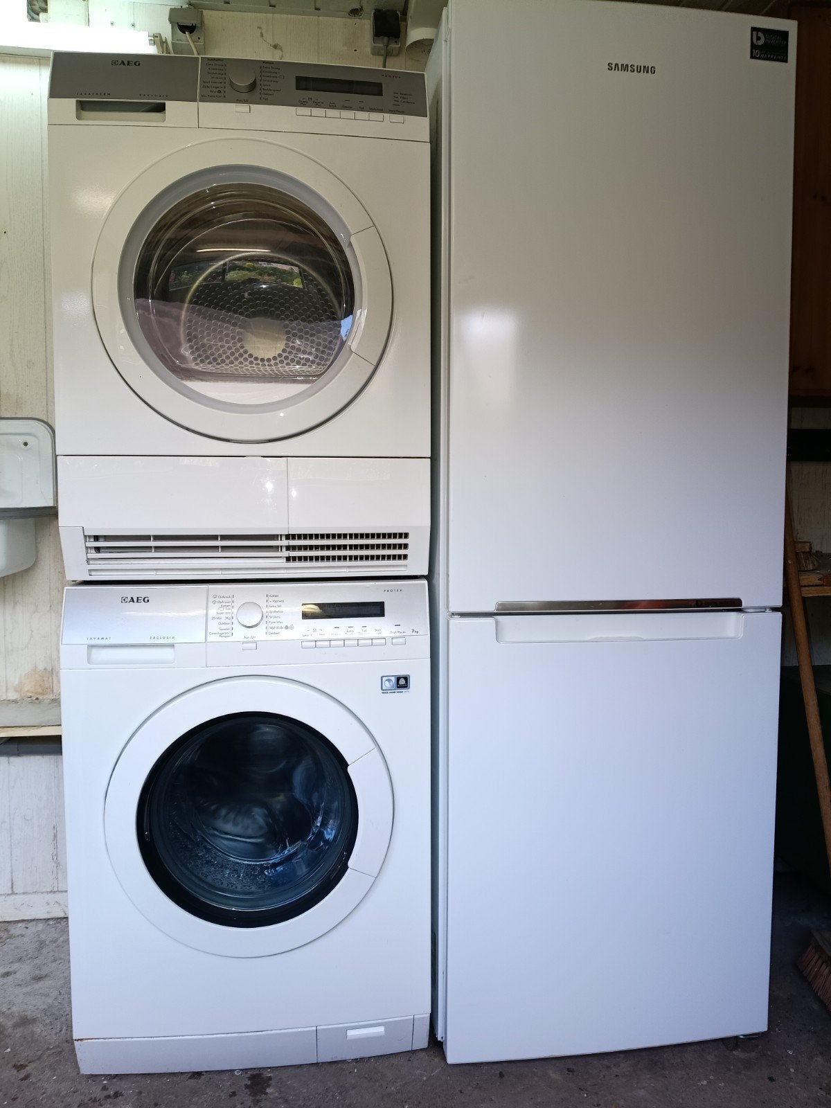AEG lavamat protex Wasmachine en Wasdroger, Witgoed en Apparatuur, Ophalen, Gebruikt, Voorlader, 85 tot 90 cm