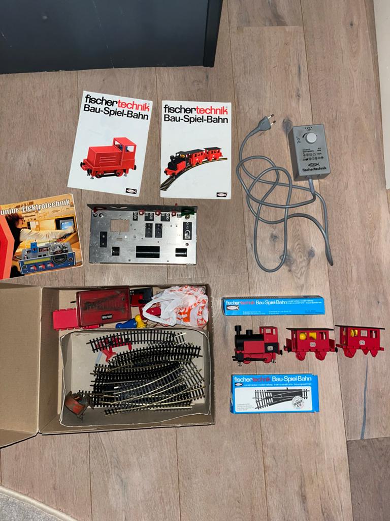 Fischer Techniek Bau-Spiel-Bahn, Gelijkstroom, Ophalen, Overige merken, Gebruikt