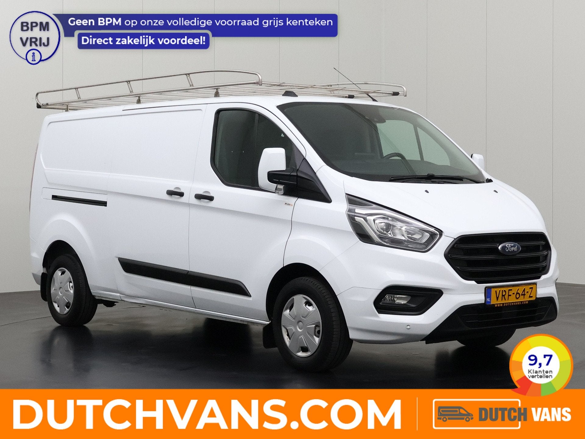 Ford Transit Custom 2.0TDCI 130PK Lang Imperiaal | Trekhaak, Voorwielaandrijving, Multifunctioneel stuurwiel, 4 cilinders, 2800 kg