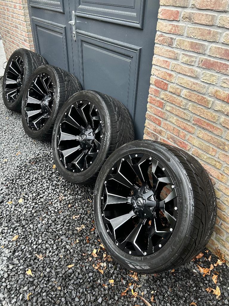 22 inch Velgen + Banden, Gebruikt, Banden en Velgen, Overige maten, Ophalen of Verzenden