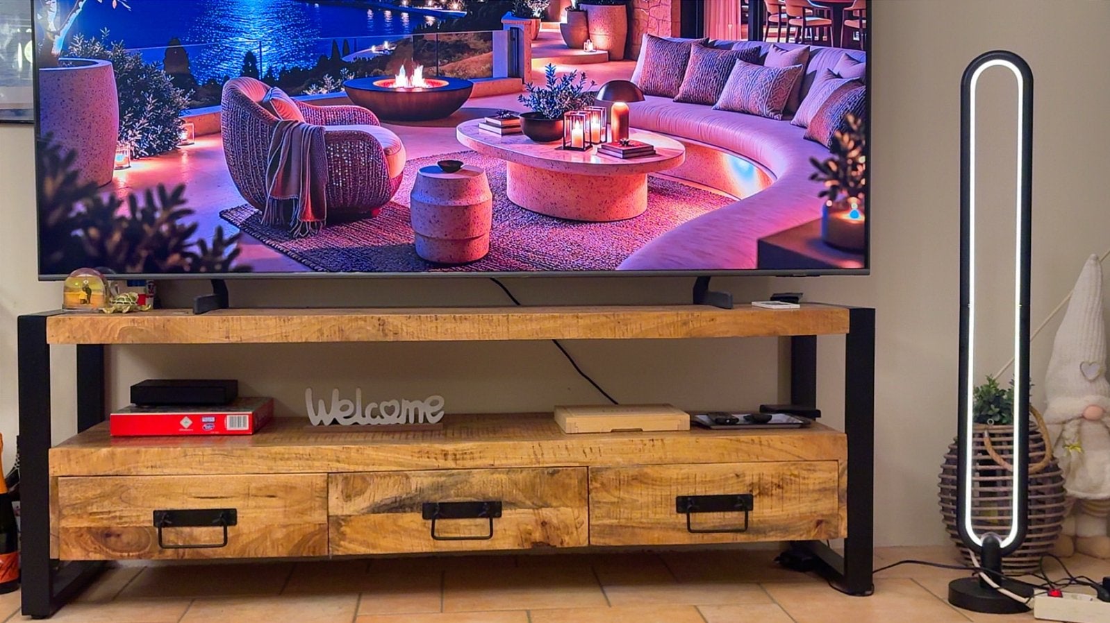 Tv meubel - Mangohout