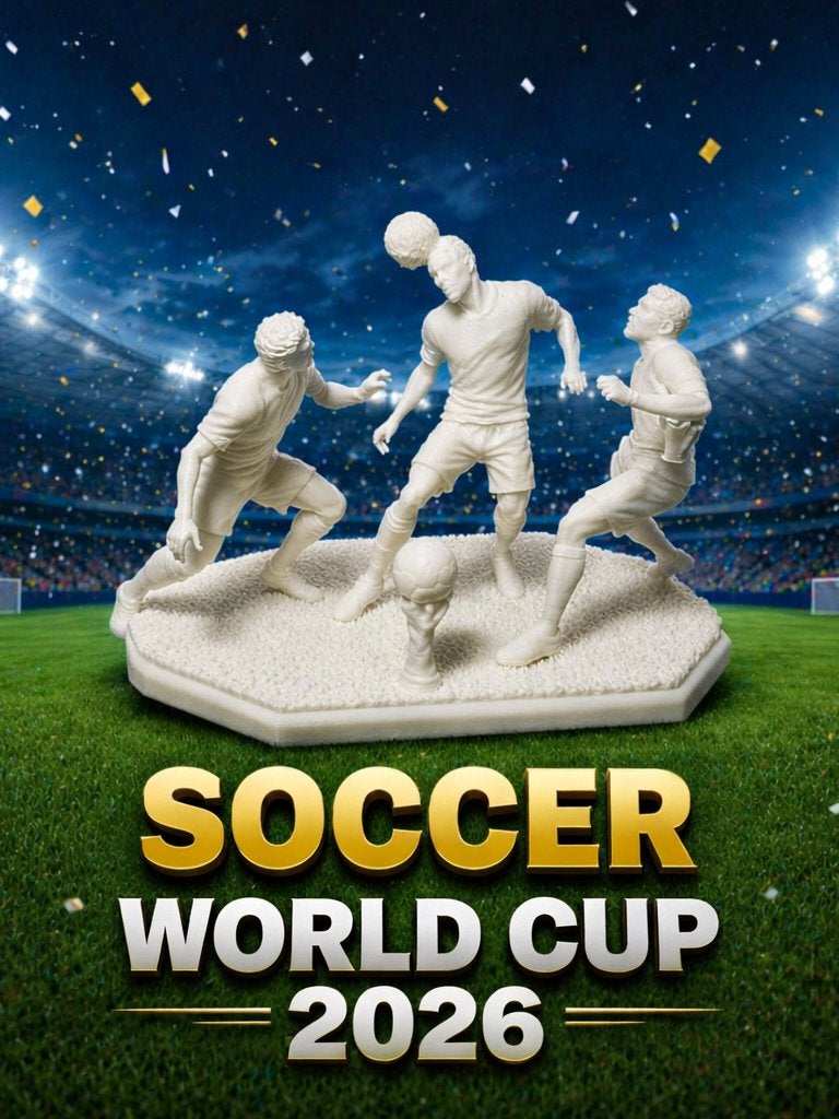 Voetbal WK 2026 Beeldje - Soccer World Cup, Verzamelen, Ophalen of Verzenden, Nieuw, Overige sporten, Beeldje of Poppetje