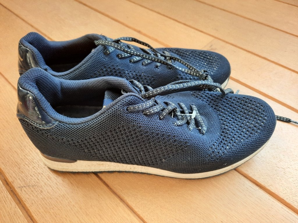 Hush Puppies sneakers blauw maat 41 - zgan -, Blauw, Ophalen of Verzenden, Hush Puppies, Sneakers of Gympen