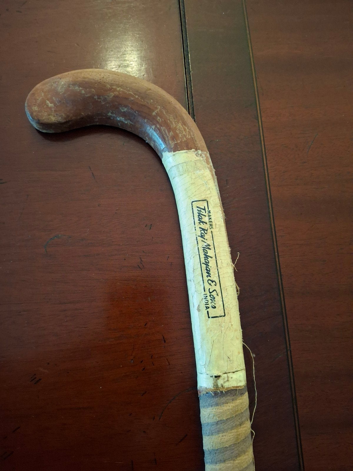 Vintage Tilak Rai Mahajan & Sons Hockeystick, Ophalen of Verzenden