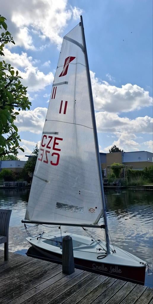 Splash met z.g.a.n. Hagoort splash RED zeil of North zeil, Watersport en Boten, Zeilen en Zeiltoebehoren, Ophalen, Gebruikt, 3 tot 6 meter