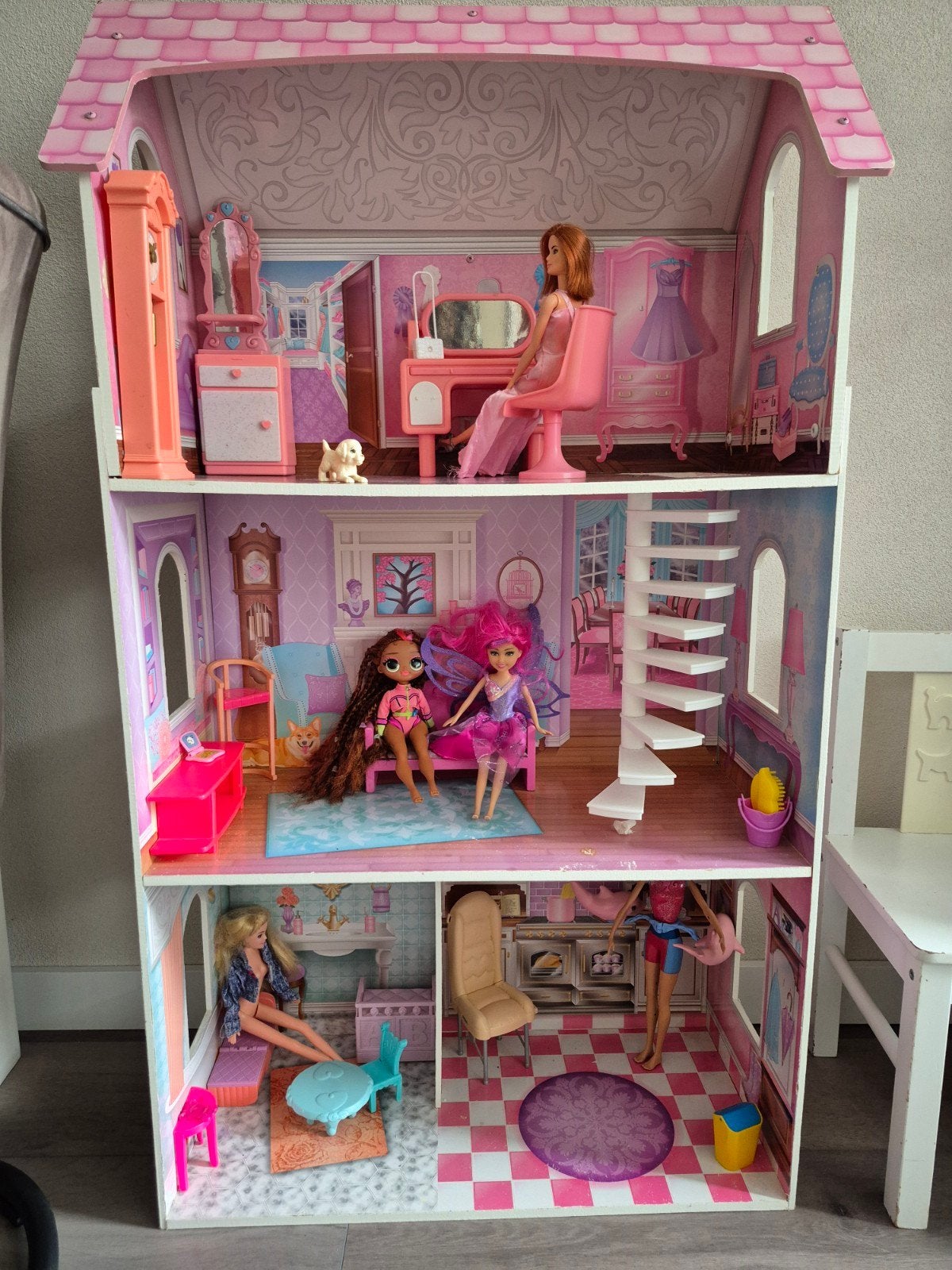 Barbiehuis, Ophalen, Gebruikt, Barbie