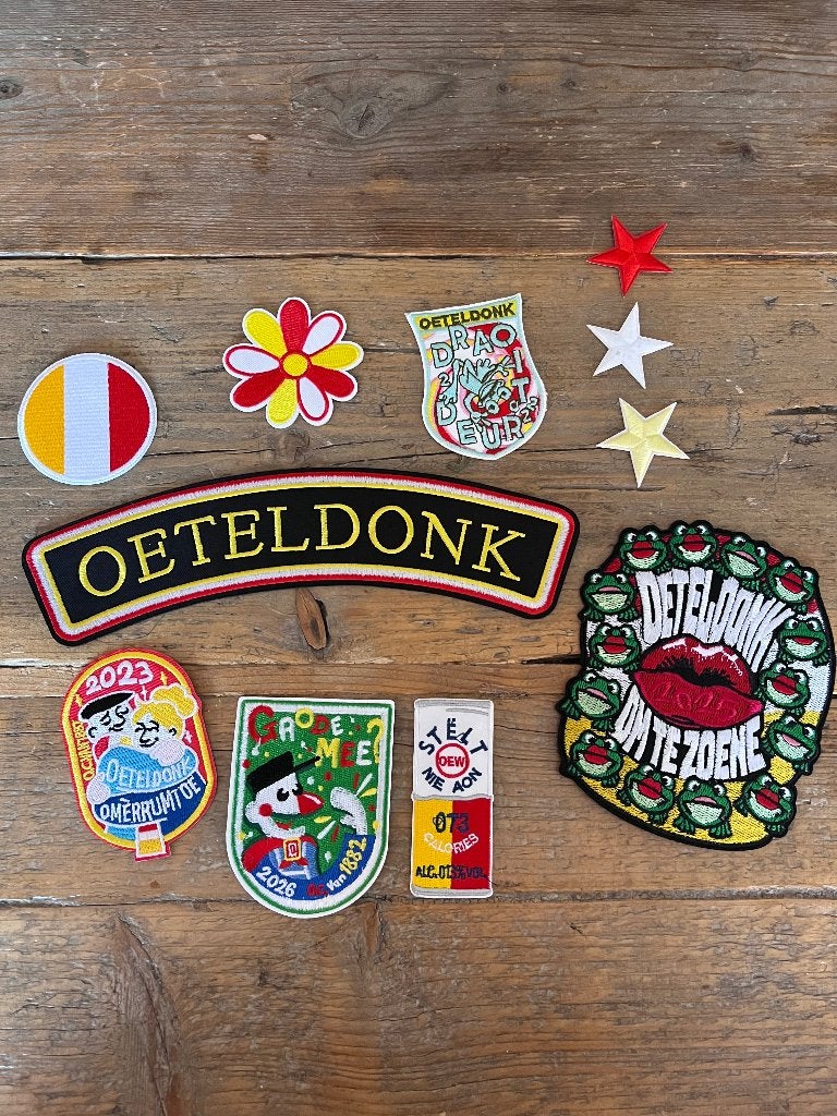 Oeteldonk Carnaval Emblemen - Diverse Ontwerpen, Kleding | Dames, Oeteldonk, Carnaval, Nieuw, Ophalen of Verzenden