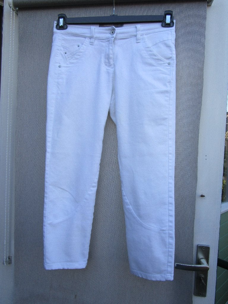 Broek SANDWICH mt 36  wit    7/8  lang**, Verzenden, Wit, Nieuw, Maat 36 (S)