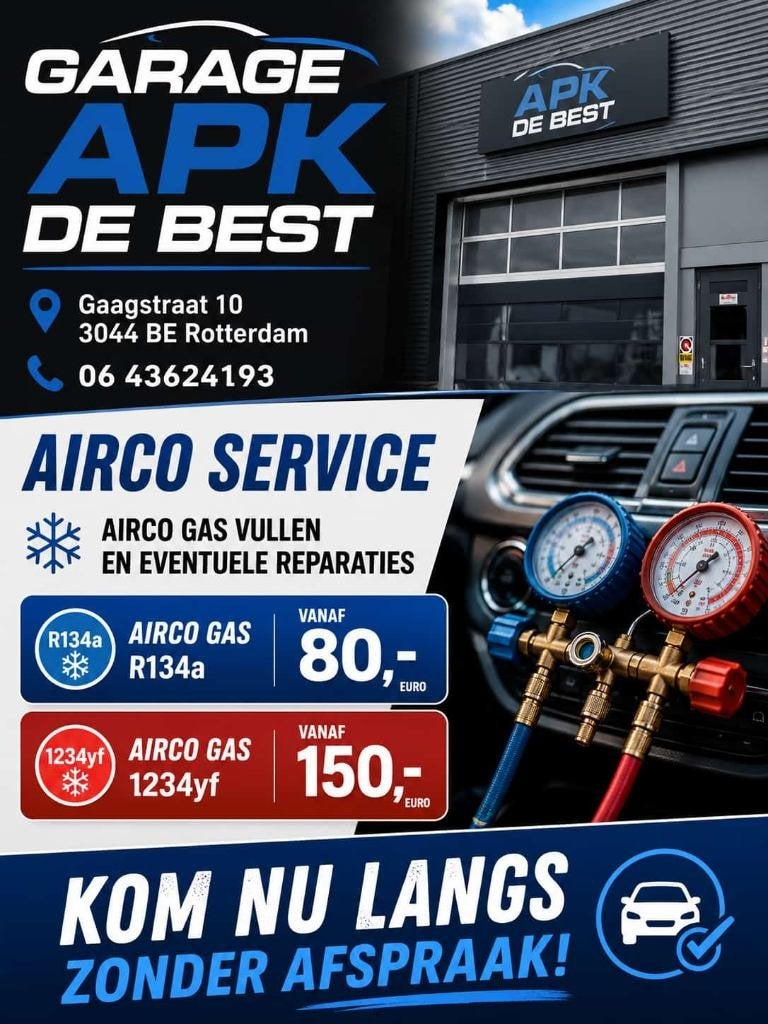 AIRCO VULLEN AIRCO SERVICE SPECIALIST ROTTERDAM, Ophalen of Verzenden, Nieuw