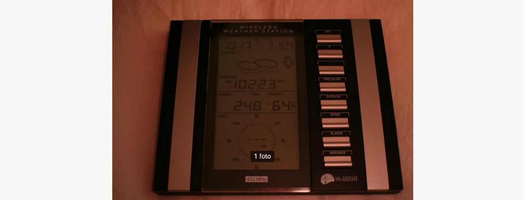 Groot Weerstation Station., Ophalen, Zo goed als nieuw, Weerstation