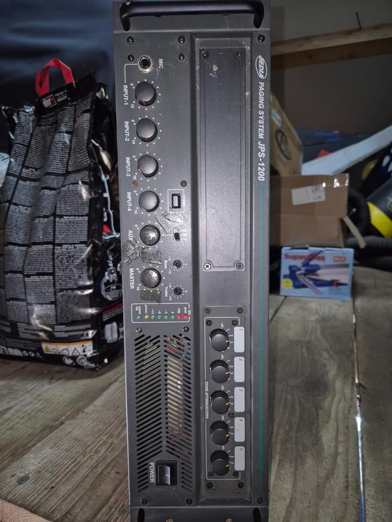 Jedia Paging Systeem JPS-1200 - Professionele Audio Mixer, Ophalen of Verzenden, Gebruikt, Audio