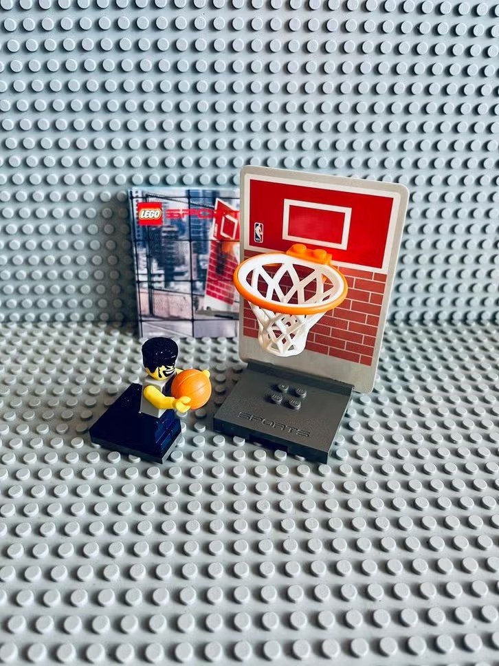LEGO Basketball set 3549 Practice Shooting, Gebruikt, Overige thema's, Lego, Ophalen of Verzenden