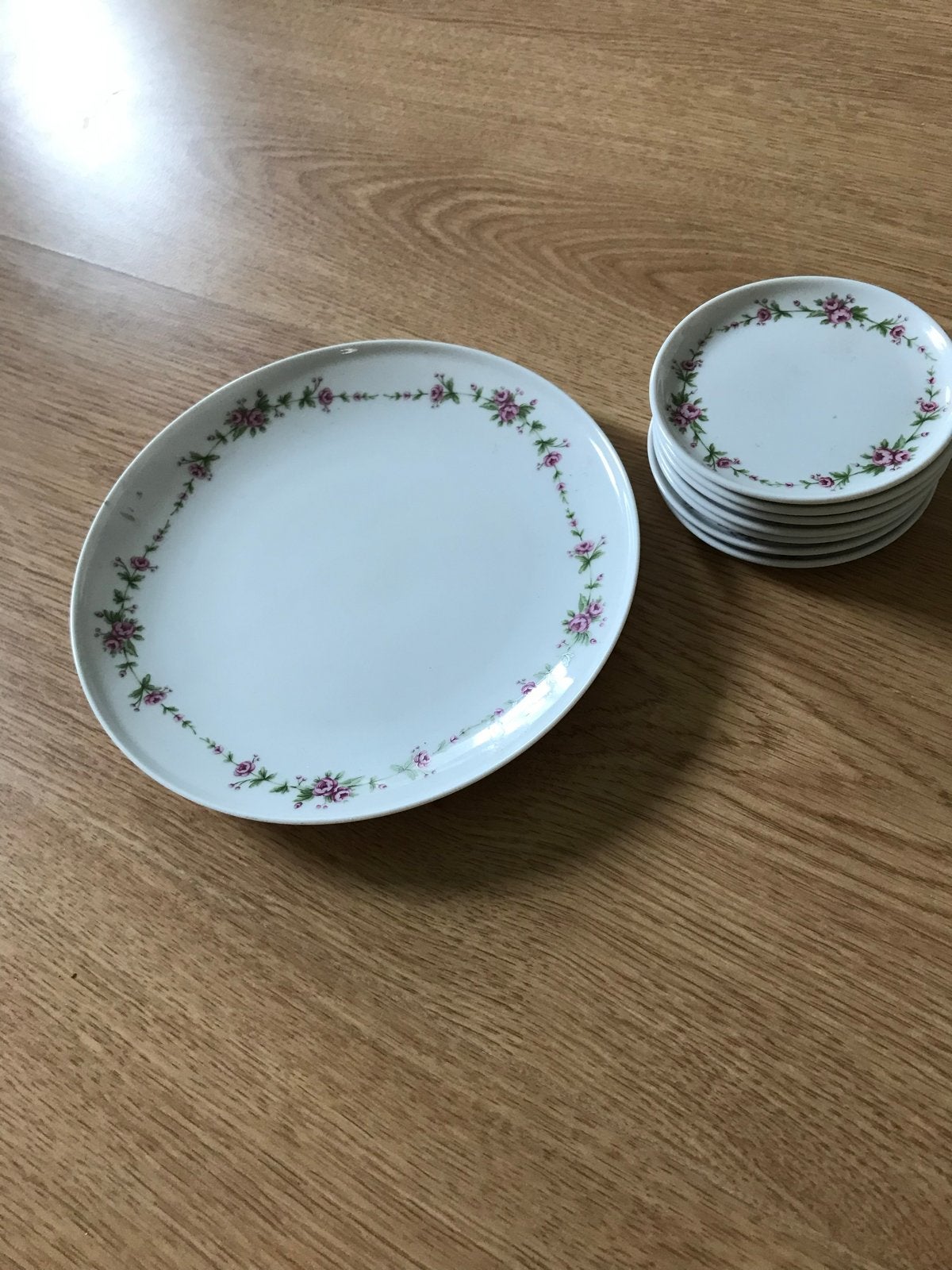 Vintage Krautheim Selb Bavaria Servies met Rozen, Ophalen of Verzenden