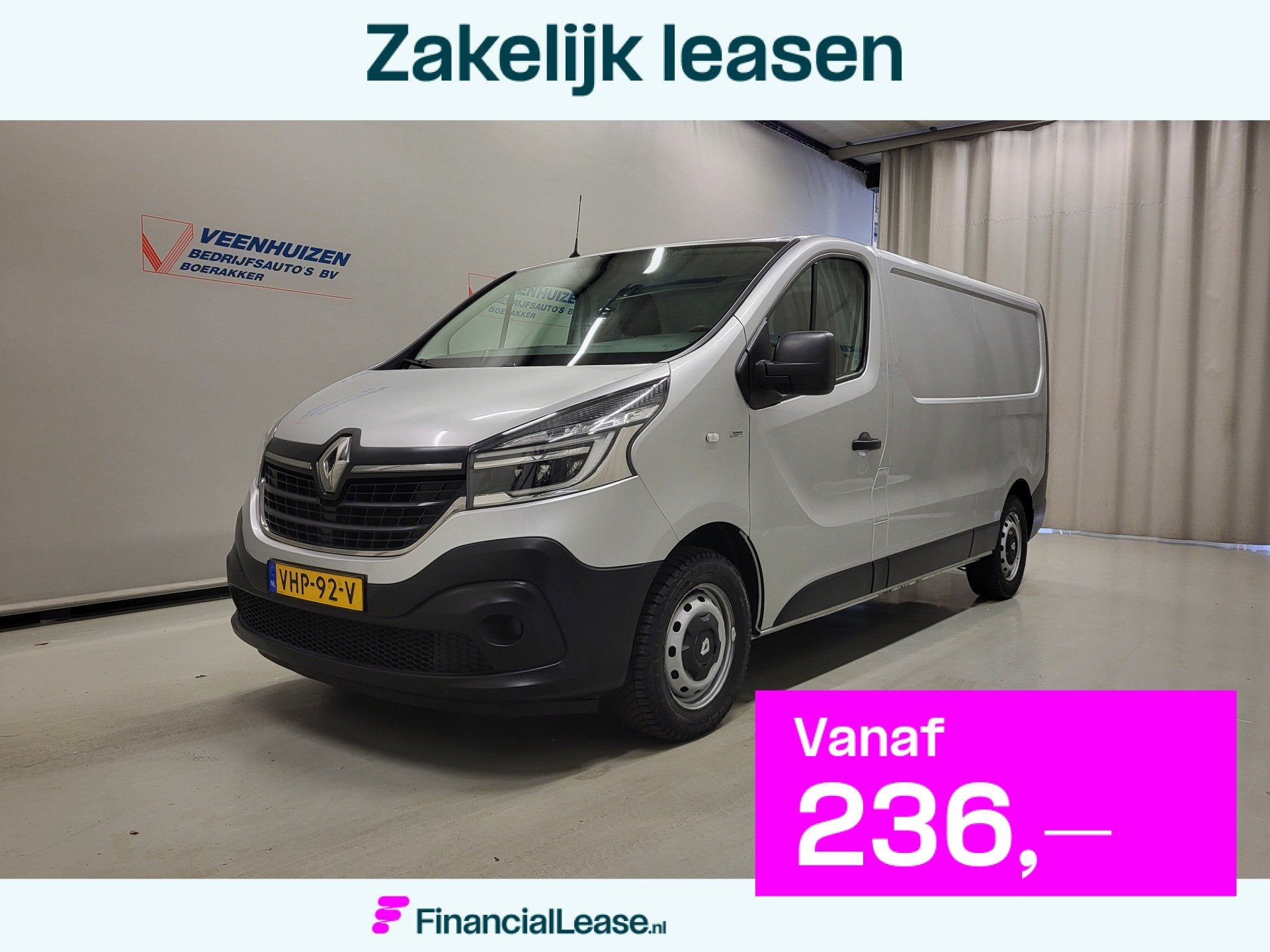 Renault Trafic 2.0dCi 120pk L2/H1 Euro 6!, Voorwielaandrijving, Gebruikt, 4 cilinders, 2000 kg