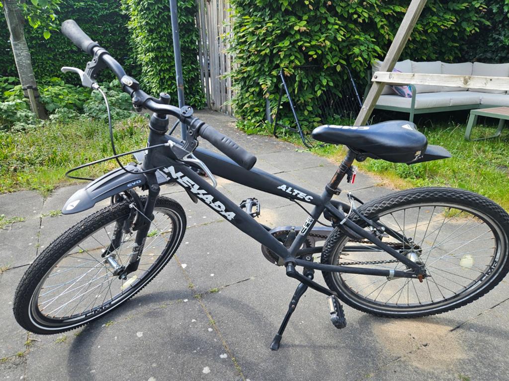 Kinderfiets 24 inch, Ophalen, Terugtraprem, Handrem, Altec Nevada