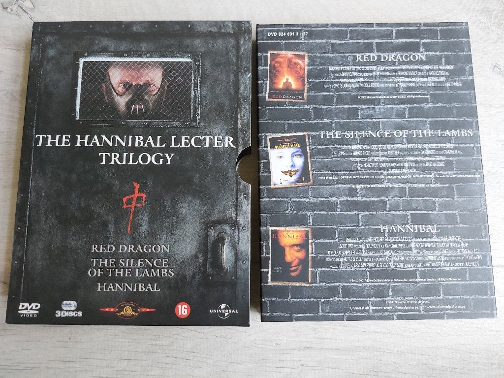 The Hannibal Lector Trilogy (3DVD), Ophalen, Engels, Vanaf 16 jaar, Nederlands