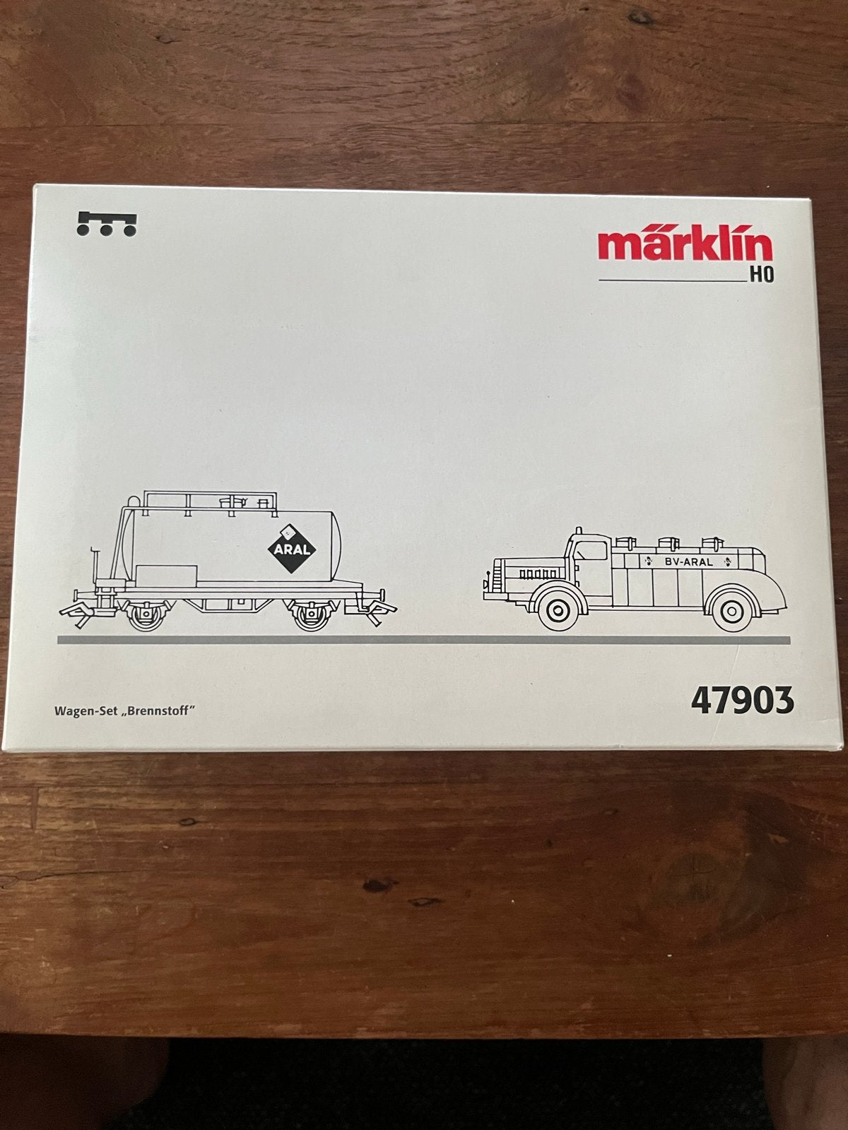 Märklin H0 47903 Wagen-Set "Brennstoff" Aral, Wisselstroom, Wagon, Ophalen of Verzenden, Zo goed als nieuw