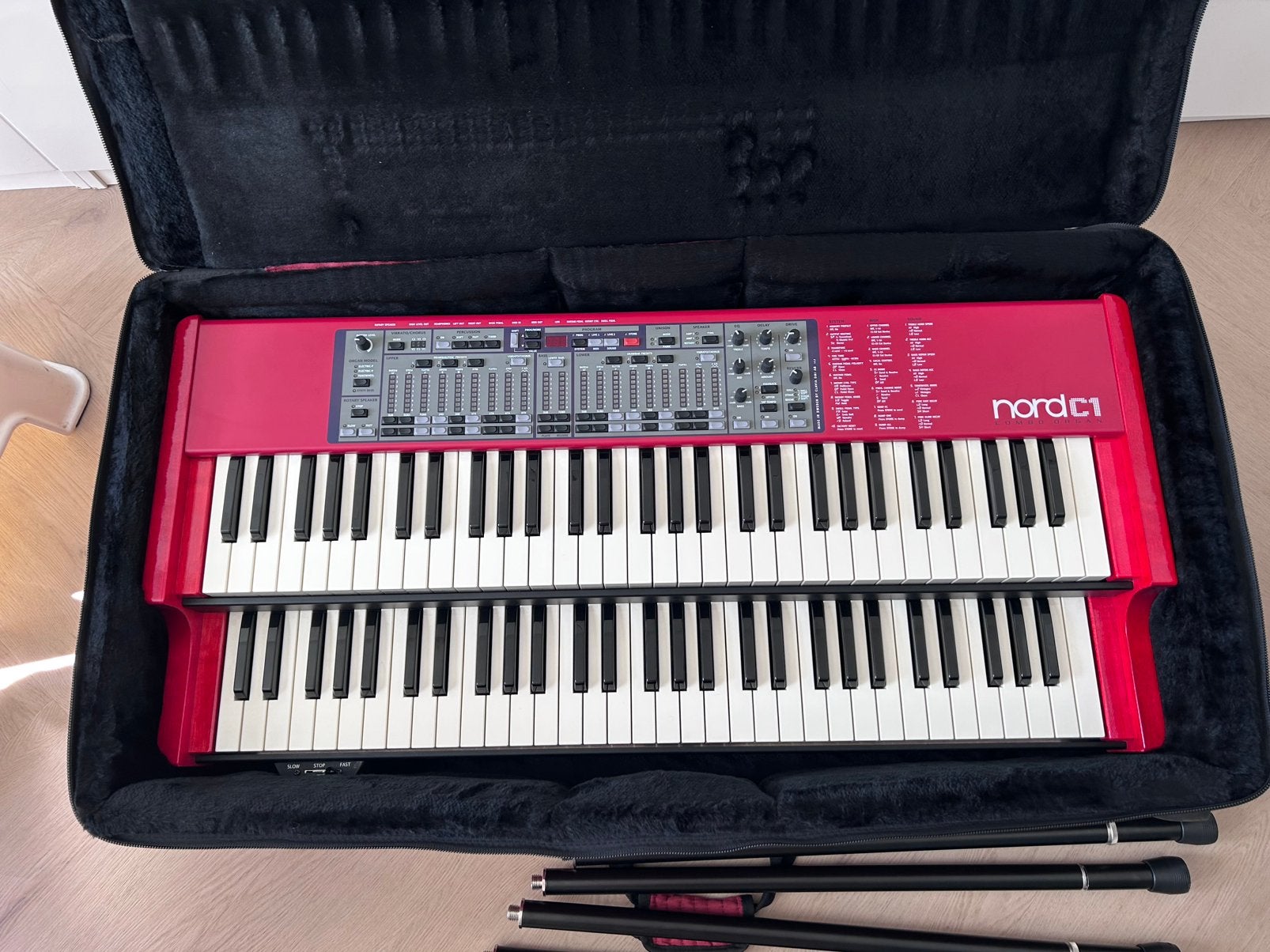 Nord C2 Combo Organ incl. Nord Softcase en onderstel, Ophalen, Zo goed als nieuw, 2 klavieren, Orgel